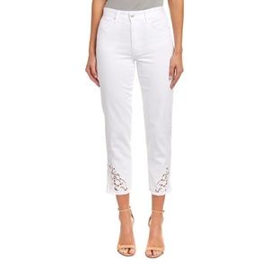Joe’s Jeans Debbie High Rise Straight Crop (White)